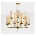 Wholesale modern glass chandelier pendant light for living room